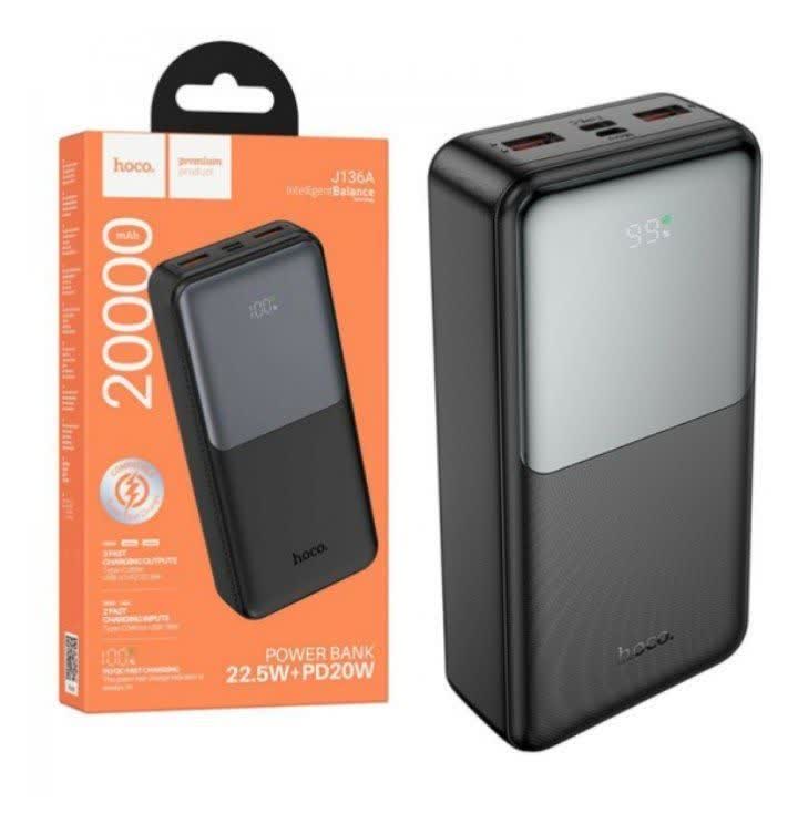 پاوربانک هوکو (hoco) مدل J136A ظرفیت 20000mAh