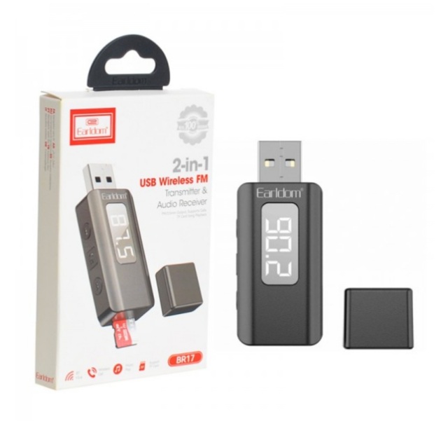گیرنده بلوتوث صدا+fm پلیر بلوتوثی رمخور ارلدامbr17