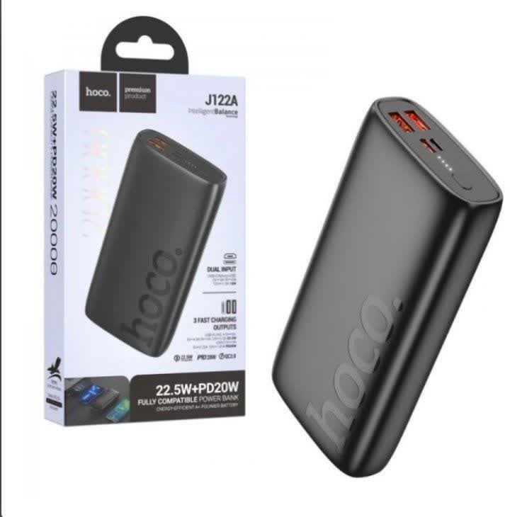 پاوربانک هوکو (hoco) مدل J122A ظرفیت 20000mAh