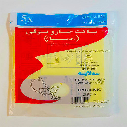 پاکت جاروبرقی  پارس خزر 505 همتا