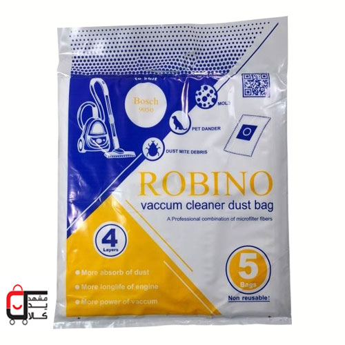 پاکت جاروبرقی میکرو روبینو  بوش تیپ G,پارس خزر9050